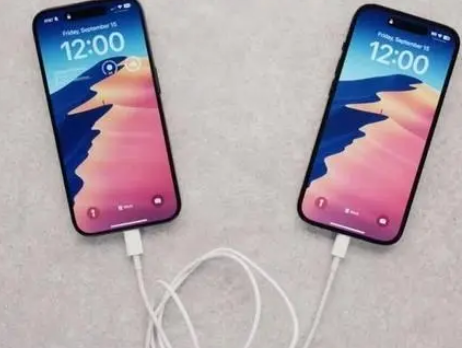蒲县苹果15维修店分享iPhone15可以给安卓充电吗 