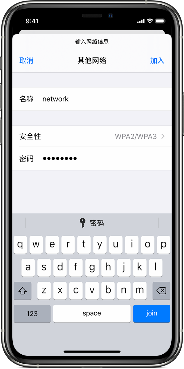 蒲县苹果手机维修分享如何在 iPhone 上连接到隐藏的无线局域网 